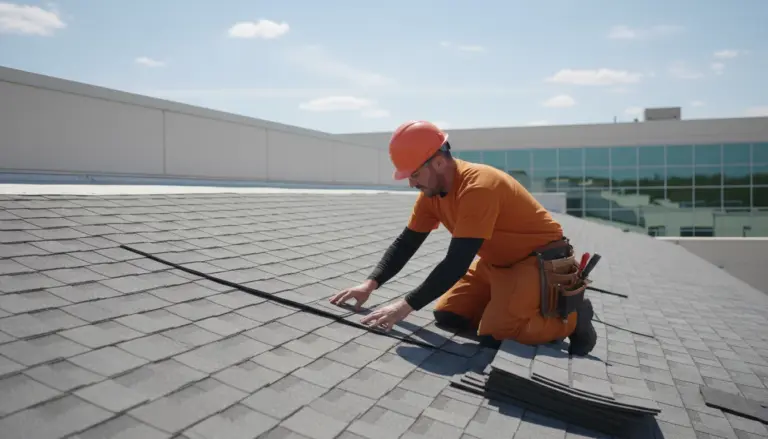 Wind damage repair (shingle blow-off)