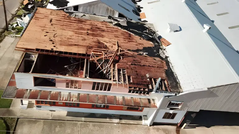 Tornado damage repair